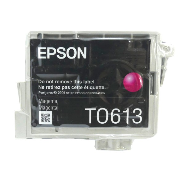 Original Epson Tinten Patrone T0613 magenta für Stylus 68 88 3800 4200 4800 4850 Blister