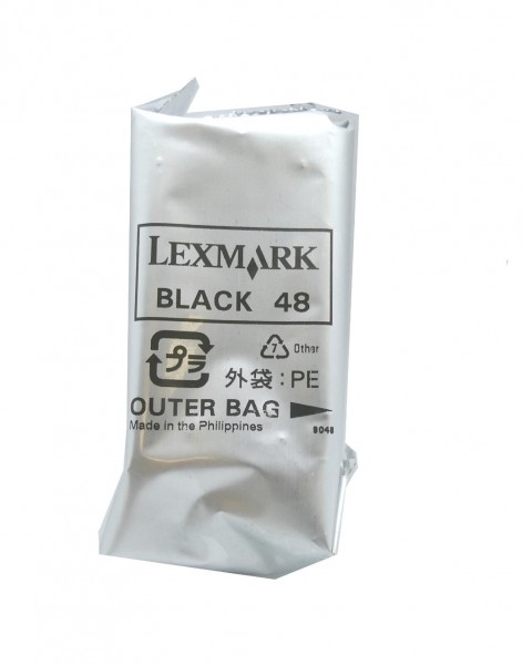 Original Lexmark Tintedruckkopfpatrone 48 schwarz für P 700 705 3150 Blister