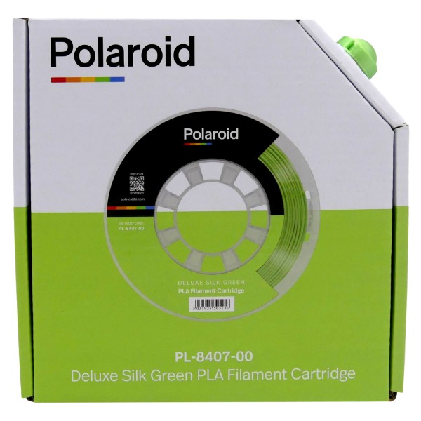 53201_Polaroid_Deluxe_Silk_Green_PL-8407-00_1,75_mm_250g_Grün_3D_PLA_Filament_Cartridge