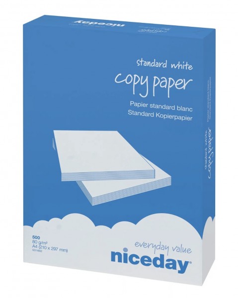 Niceday Kopierpapier A4 80g 500 Blatt weiß
