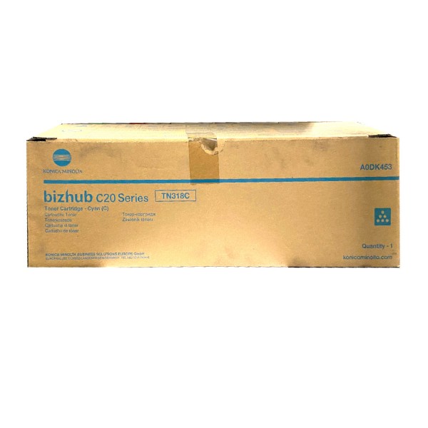 Original Konica Minolta Toner TN-318C cyan für Bizhub C 20 B-Ware