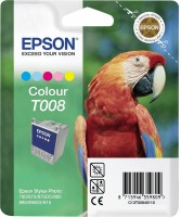 Original Epson Tinten Patrone T008 farbig für Stylus Photo 780 785 790 870 875 890 895 915