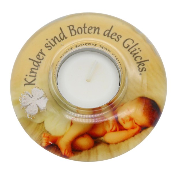 55602_Gilde_Teelichthalter_aus_Glas_Kinder_sind_Boten_des_Glücks_Dekoration_Geschenk_Entspannung
