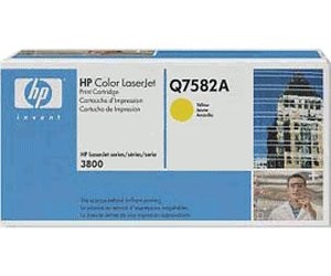 Original HP Toner 503A Q7582A gelb für LaserJet CP3505 3800 B-Ware