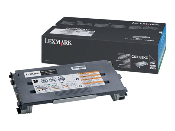 57786_Original_Lexmark_Toner_C500S2KG_schwarz_für_C_500_X_500_502_B-Ware