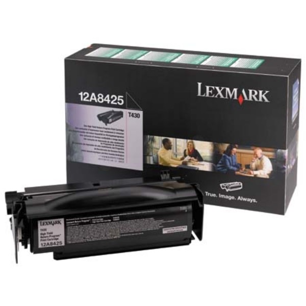 Original Lexmark Toner 12A8425 schwarz für T430 T430D T430DN