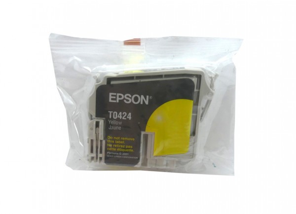 Original Epson Tinten Patrone T0424 gelb für Stylus 82 5100 5200 5300 5400 Blister