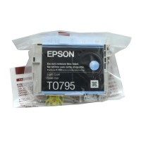 Original Epson Tinten Patrone T0795 cyan hell für Stylus Photo 50 650 700 800 1400 Blister