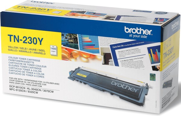 Original Brother Toner TN-230Y HL 3075 3045 MFC 9125 oV