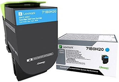 60913_Original_Lexmark_Toner_71B0H20_Cyan_für_Lexmark_CS_417_dn_CS_517_de_CX_517_de_A-Ware