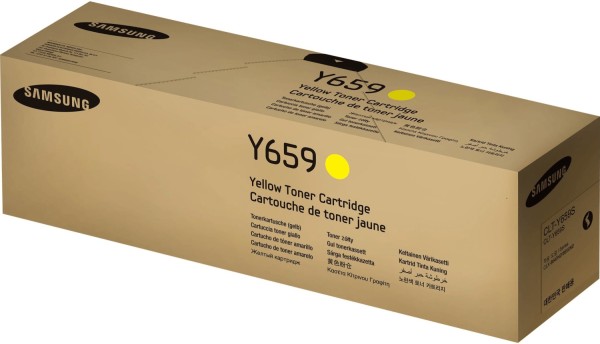 62589_Original_Samsung_Toner_CLT-Y659S/ELS_gelb_für_CLX_8640_8642_8652_B-Ware