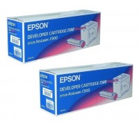 2x Original Epson Toner C13S050156 magenta für Aculaser C 900 oV