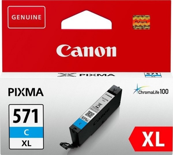 Original Canon Tinten Patrone CLI-571XL cyan für Pixma 5700 5750 6800 6850 7700