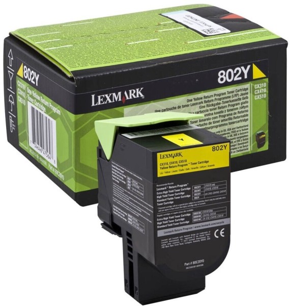 62379_Original_Lexmark_Toner_80C20YE_gelb_für_CX_310_410_510_-_neu_umverpackt