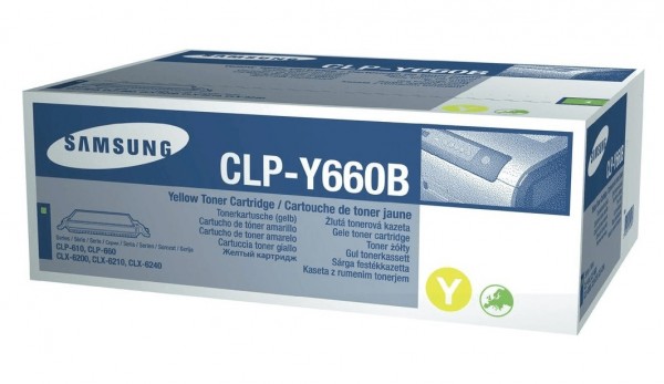 18668_Original_Samsung_Toner_CLP-Y660B_gelb_für_CLP_610_660_6200_B-Ware