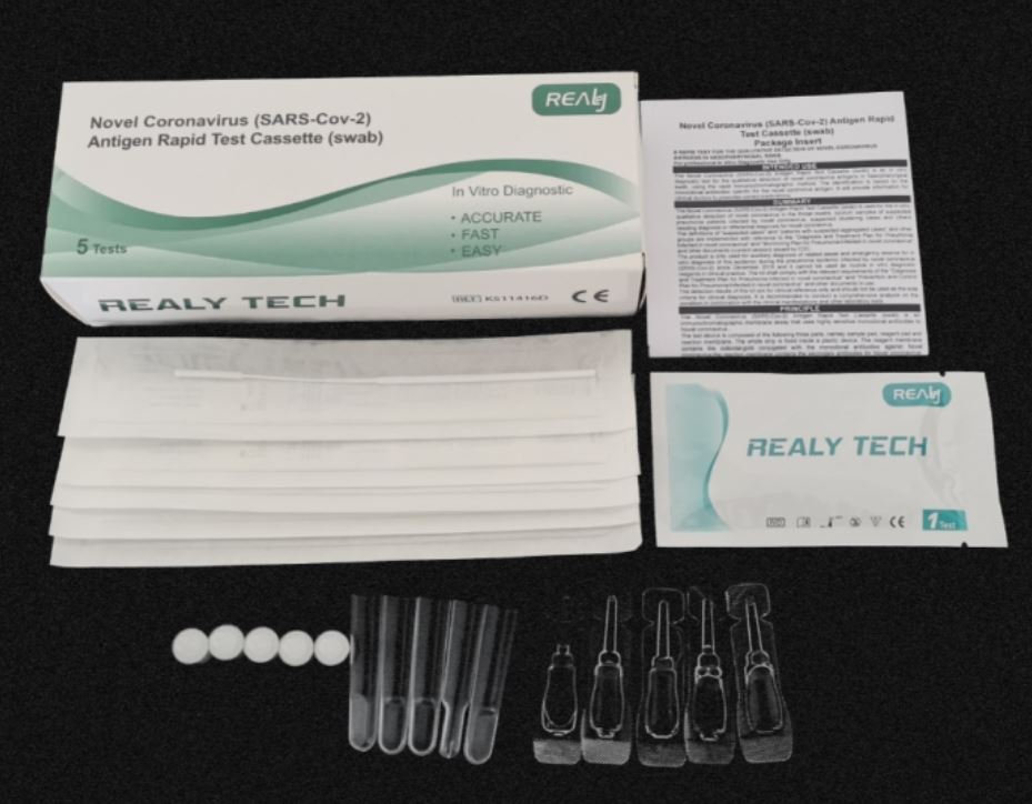 5x NOVEL Tech Antigen SARS-COV-2 Coronavirus Schnelltest ...