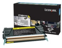 Original Lexmark Toner X748H3YG gelb für X 784 DTE DE - neu umverpackt