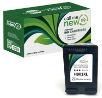 callmenew DRUCKER PATRONE für HP 901 XL schwarz OfficeJet J4500 J4524 J4535 J4580 J4660 J4680
