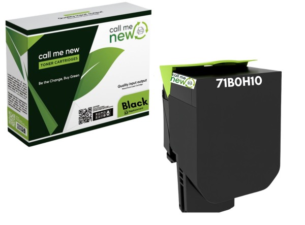 61433_Callmenew_Toner_kompatibel_mit_Lexmark_Toner_71B0H10_schwarz_für_CS417,_CX417