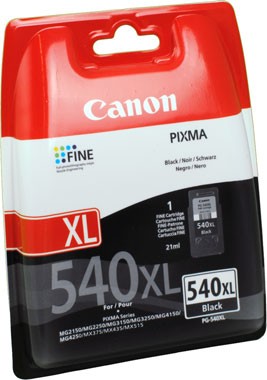 Originale Canon Tintenpatrone PG-540 XL schwarz für Pixma MG2100 MG2200 MG3100 MG3200