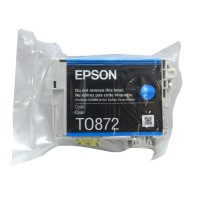 Original Epson Tinten Patrone T0872 cyan für Stylus Photo R 1900 Blister