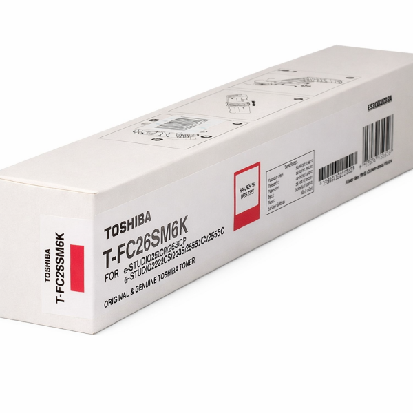 63098_Original_Toshiba_Toner_TFC26SM6K_magenta_für_E-Studio_222_224_262_263_264_B-Ware