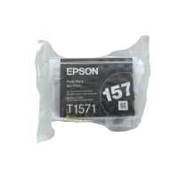 Original Epson Tinte Patrone T1571 schwarz für Stylus Photo R3000 Blister