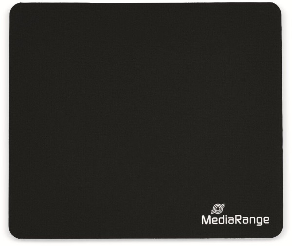 62847_MediaRange_Mauspad_schwarz_flach_rechteckig_Unterlage_für_Maus_&_Computer