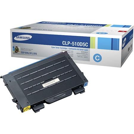 Original SAMSUNG Toner CLP510D5C/ELS cyan für CLP-510 oV