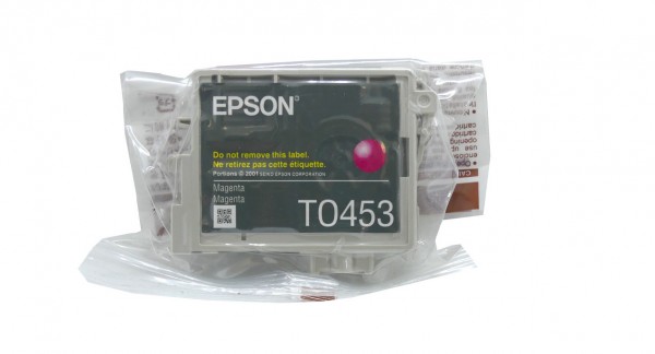 Original Epson Tinten Patrone T0453 magenta für Stylus 64 66 84 3600 6400 Blister