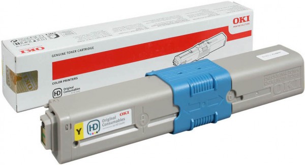 Original OKI Toner 44469704 gelb für C310 C510 MC351 MC352