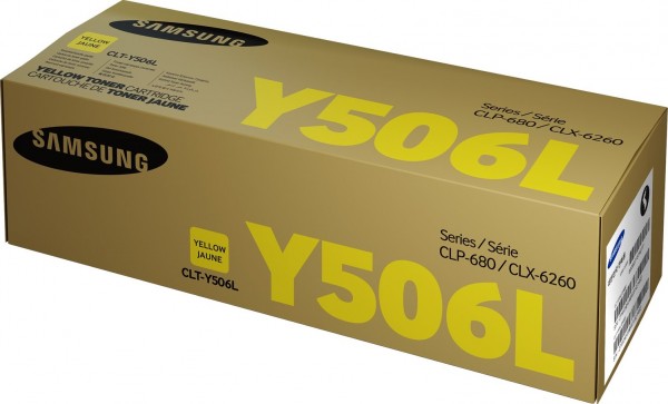 Original SAMSUNG Toner CLT-Y506L/ELS gelb für CLP-680 CLX-6260 oV
