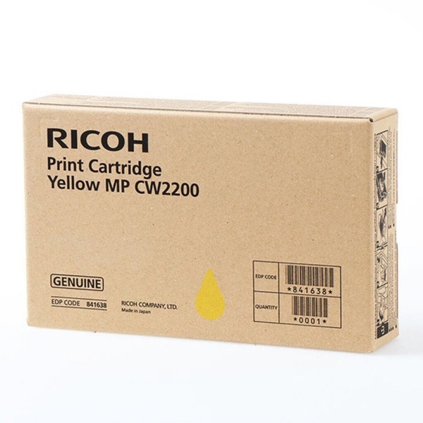 64383_Original_Ricoh_Tintenpatrone_841638_yellow_für_Lanier_MP_CW_2200_2201_Blister