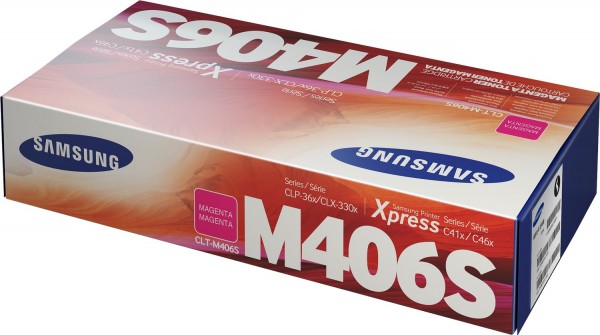 Original SAMSUNG Toner CLT-M406S/ELS magenta für CLP 360 365 CLX-3300 B-Ware