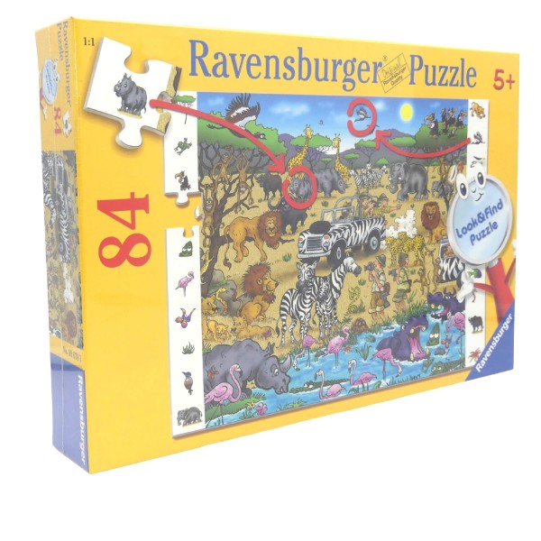 57032_Ravensburger_Puzzle_Safari_49_x_36_cm_84_Teile_NEU_OVP