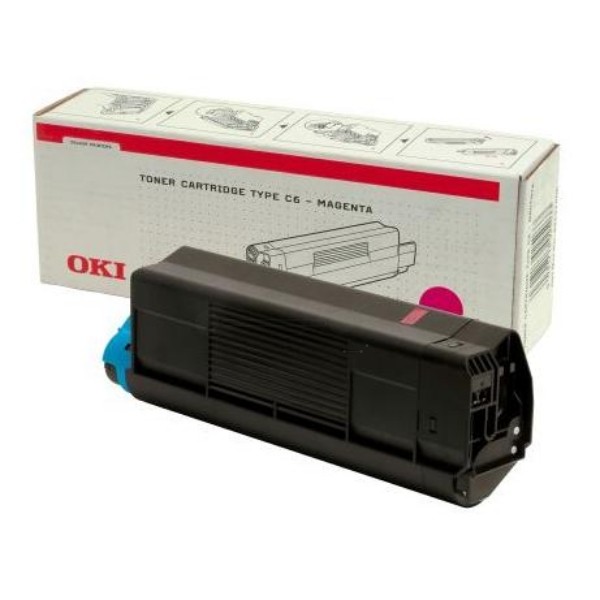 Original OKI Toner 42127406 magenta für C5100N C5200N C5300N C5400DN