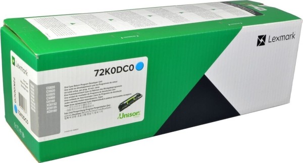 62792_Original_Lexmark_Entwicklereinheit_72K0DC0_cyan_für_CS_820_CX_820_825_860_XC_6152_8155_8160_-_neu_umverpackt