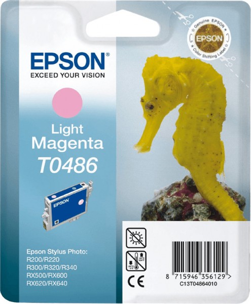 Original Epson Tinten Patrone T0486 magenta für Stylus Photo 200 300 500 600