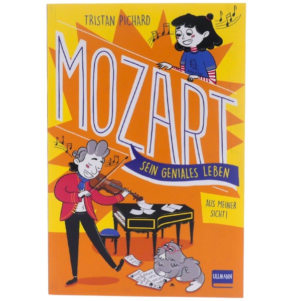 59410_Mozart_-_sein_geniales_Leben_von_Pichard_Tristan_gebunden_Kinder_ullmann_Buch_NEU