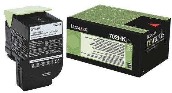 Original Lexmark Toner 702HK 70C2HK0 schwarz für CS 310 410