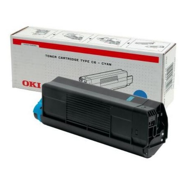 Original OKI Toner 42127407 cyan für C5100N C5200N C5300N C5400DN