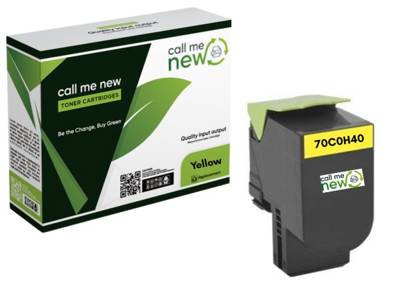61913_Callmenew_Toner_kompatibel_mit_Lexmark_Toner_70C0H40_700H4_gelb_für_CS310_CS510_Reman