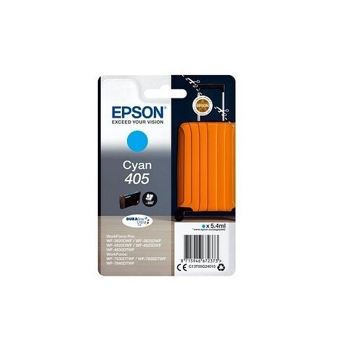 49298_Original_Epson_Tintenpatrone_405_cyan_für_WorkForce_3820_3825_4820_7830_7840
