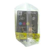 Original Epson Tinten Patrone 267 farbig für WorkForce WF 100 110 Blister