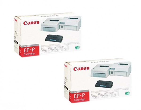 2x Original Canon Toner 1529A003 EP-P für HP LaserJet 4L 4ML 4MP 4P oV