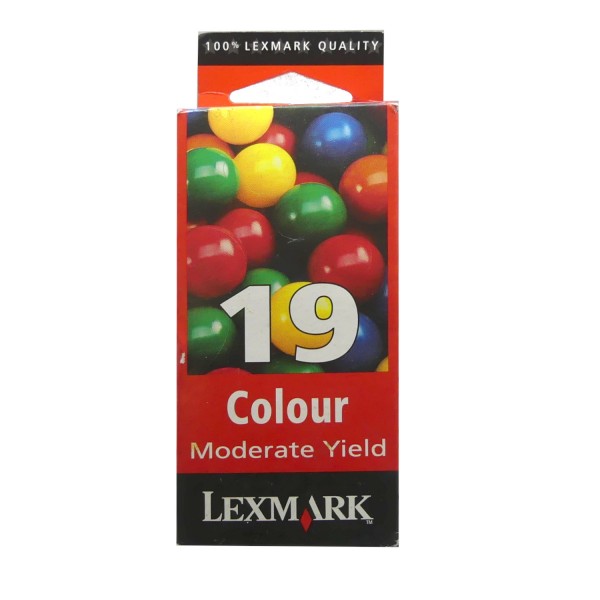 Original Lexmark Tintendruckkopfpatronen 19 farbig für F X 4250 P 705