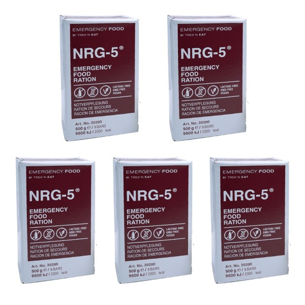 62236_Emergency_Food_NRG-5_Notration_9_Riegel_Notfall_Packung_2300_kcal_20_Jahre_haltbar