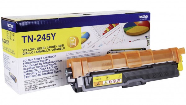 Original Brother Toner TN-245Y für HL-3140 HL-3150 HL-3170 oV