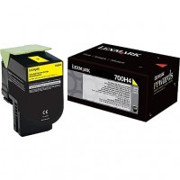 Original Lexmark Toner 70C0H40 700H4 gelb für CS310 CS510 oV