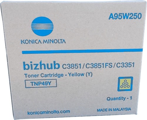 59320_Original_Konica_Minolta_Toner_TNP-49Y_gelb_für_Bizhub_C_3351_3851_oV